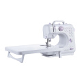 Low MOQ 12th Stitch Patterns Household Flat Seam Interlock Sewing Machine With Extension Table